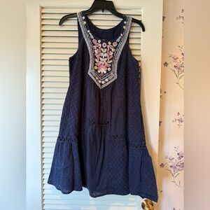 maeve short-sleeve sheer embellished mini dress Maeve | Dresses | Maeve Shortsleeve Sheer Embellished Mini Dress